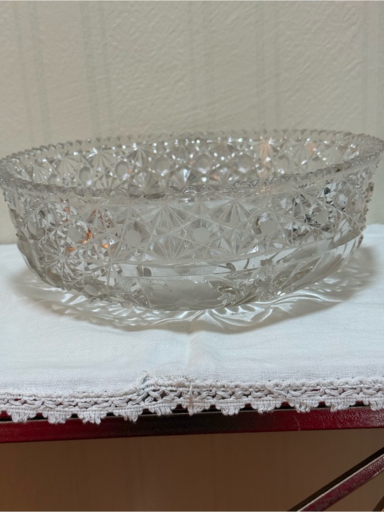 Other - Heavily Cut American Brilliant Cut Glass Bowl